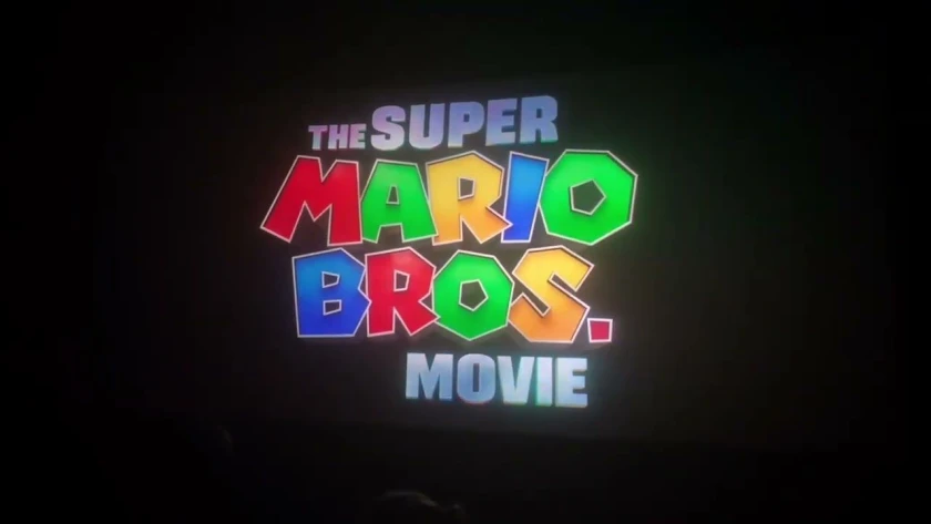 Der Super Mario Bros. Film Title Card