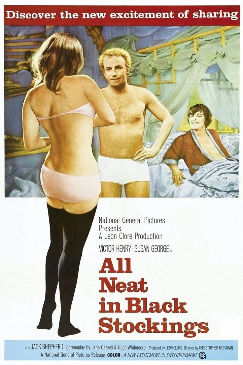 All Neat in Black Stockings Poster