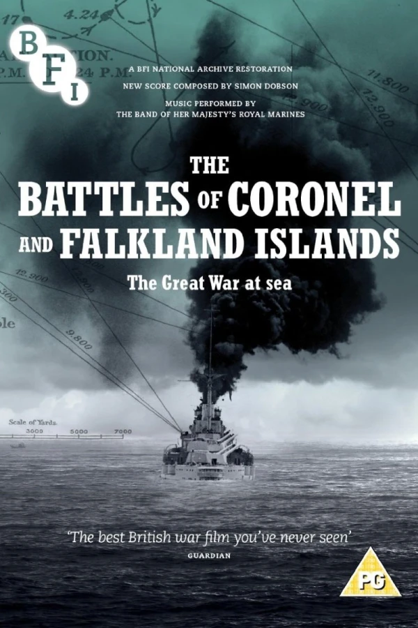 Die Seeschlachten bei Coronel und den Falklandinseln Poster