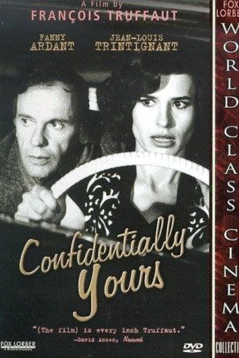 Confidentially Yours Poster