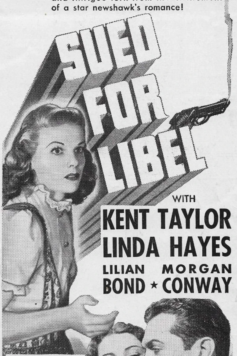 Sued for Libel Poster