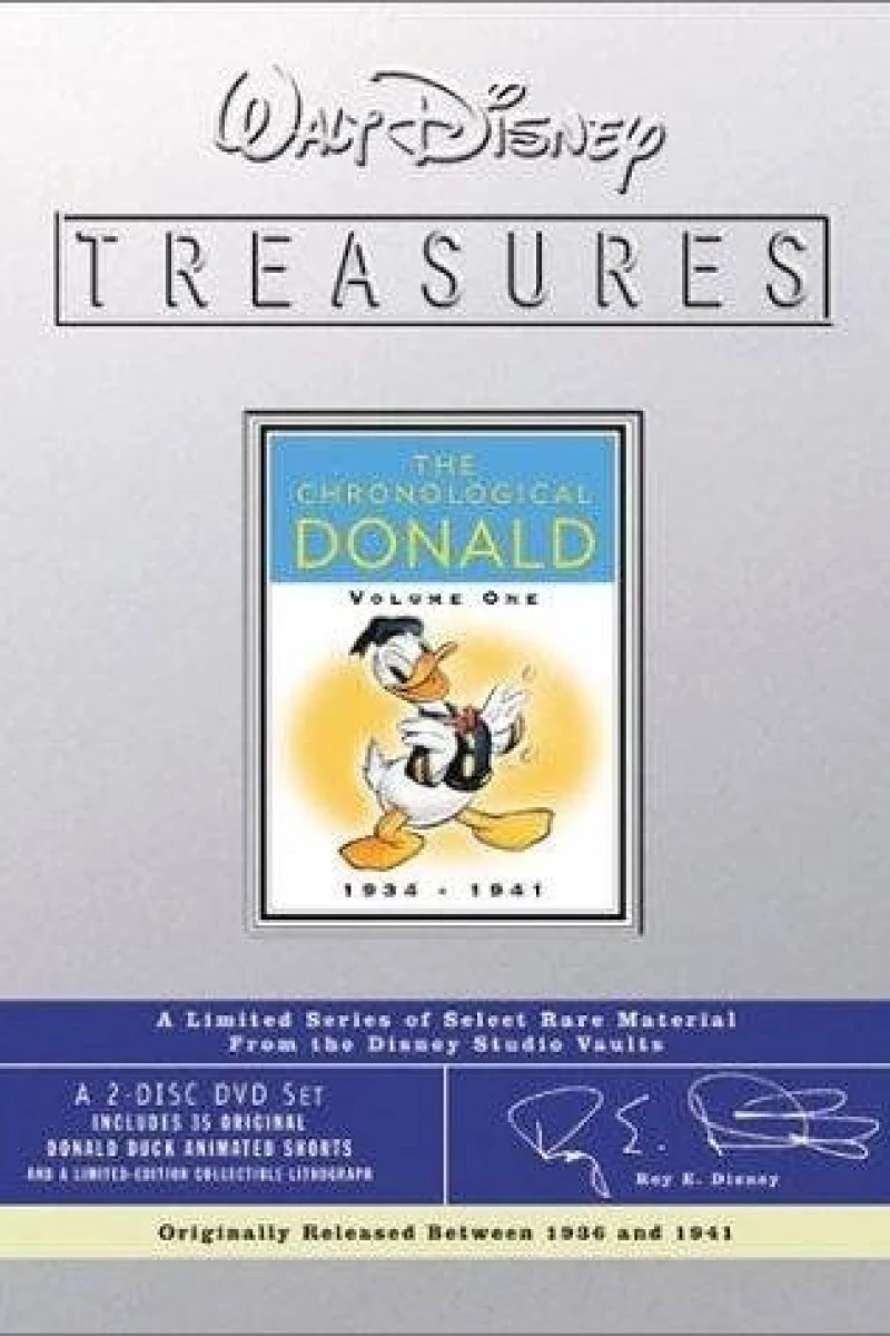 Donald und der Vogel Strauß Poster