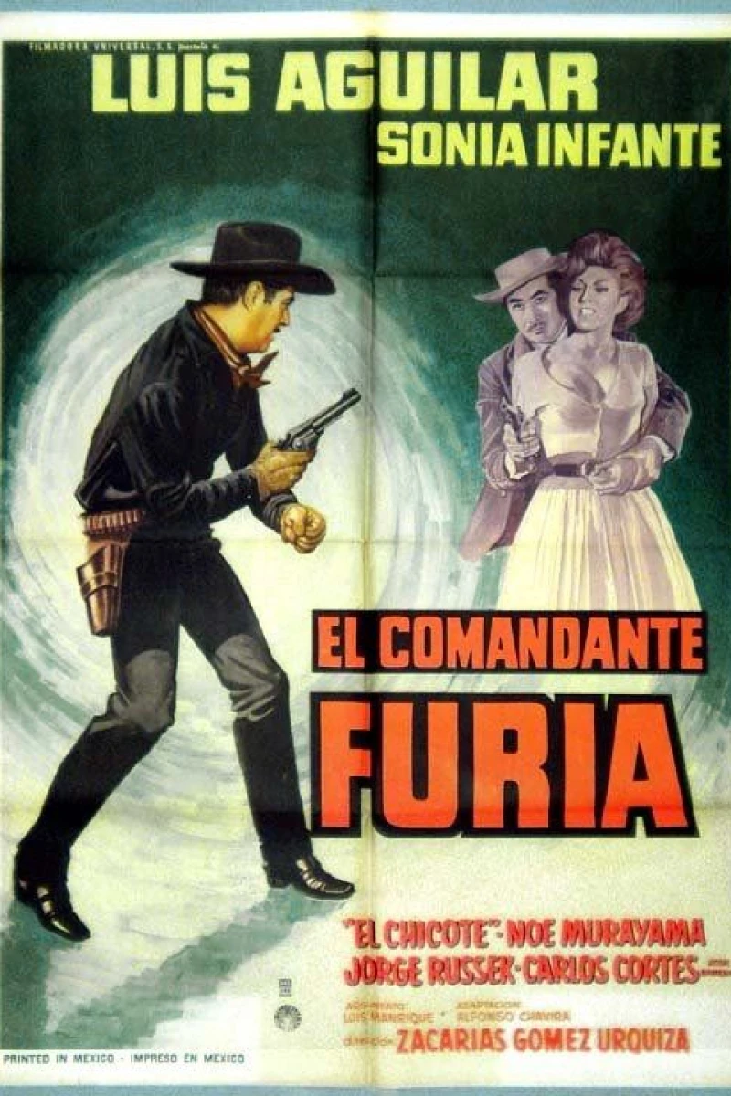 El comandante Furia Poster