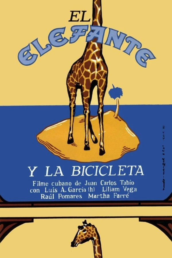 El elefante y la bicicleta Poster