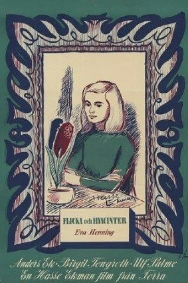 Das Mädchen mit den Hyazinthen Poster