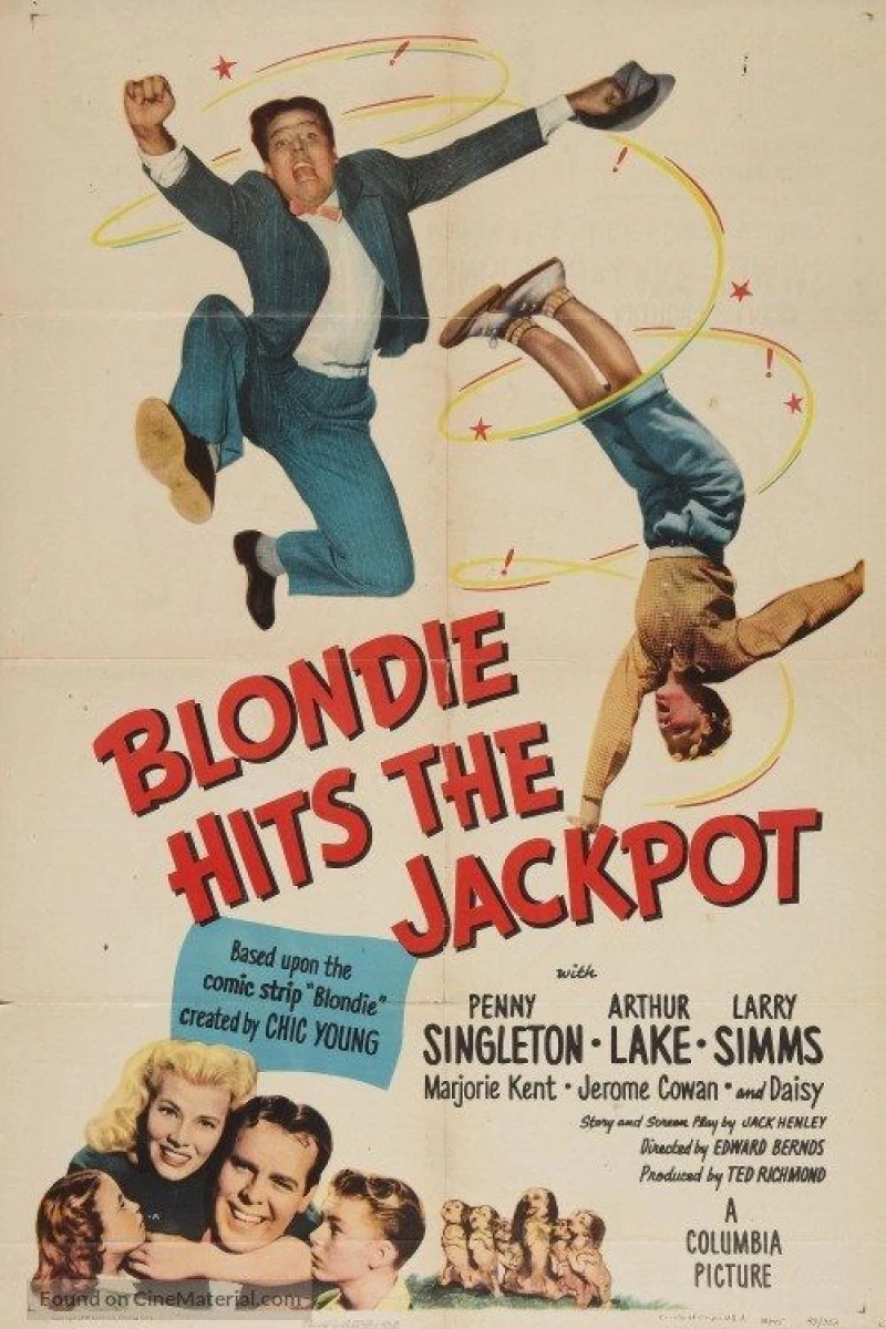 Blondie Hits the Jackpot Poster