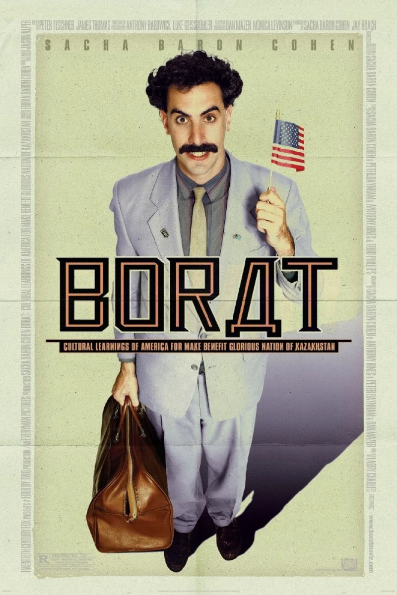 Borat: Kulturelle Lernung von Amerika um Benefiz für glorreiche Nation von Kasachstan zu machen Poster