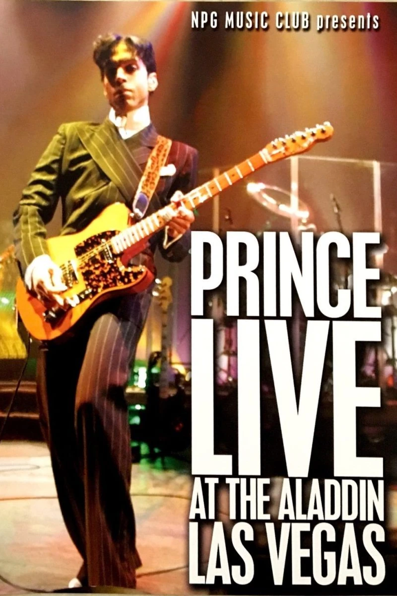 Prince Live at the Aladdin Las Vegas Poster