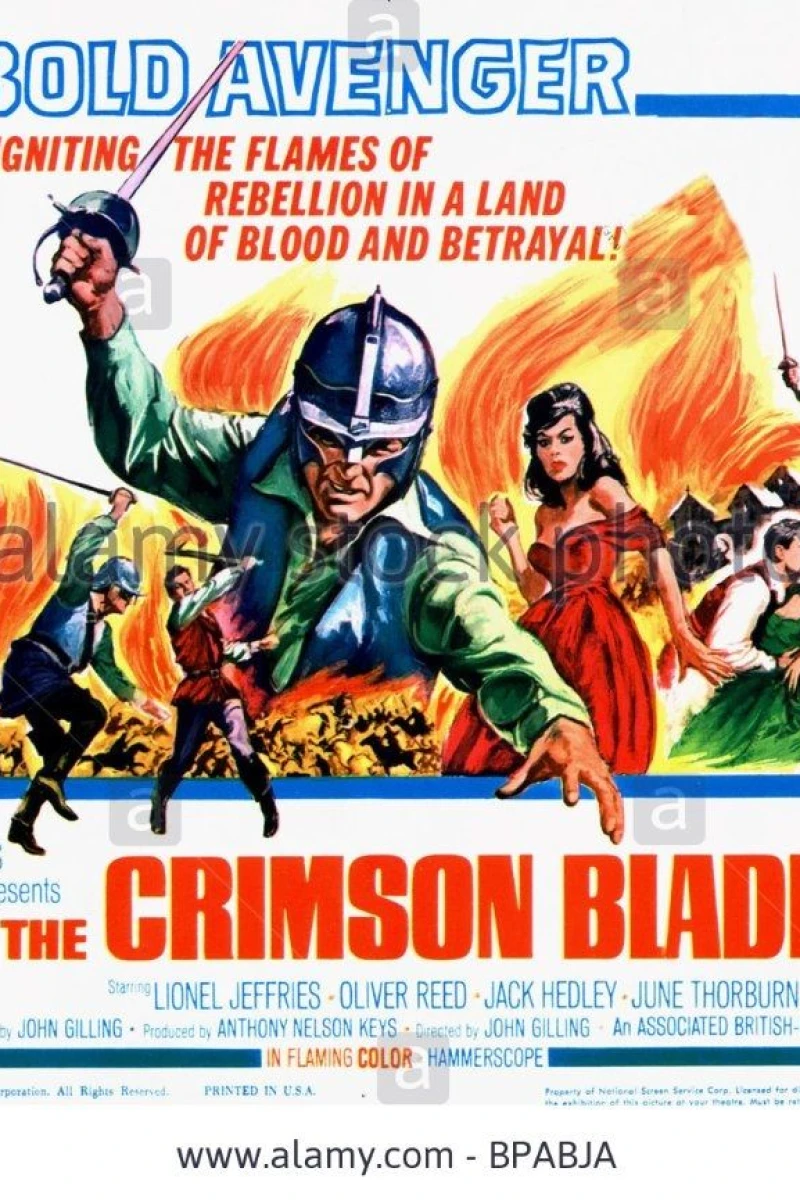 The Crimson Blade Poster