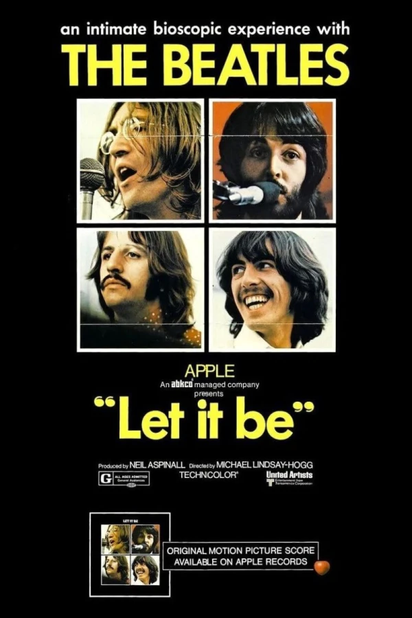 The Beatles - Let It Be Poster