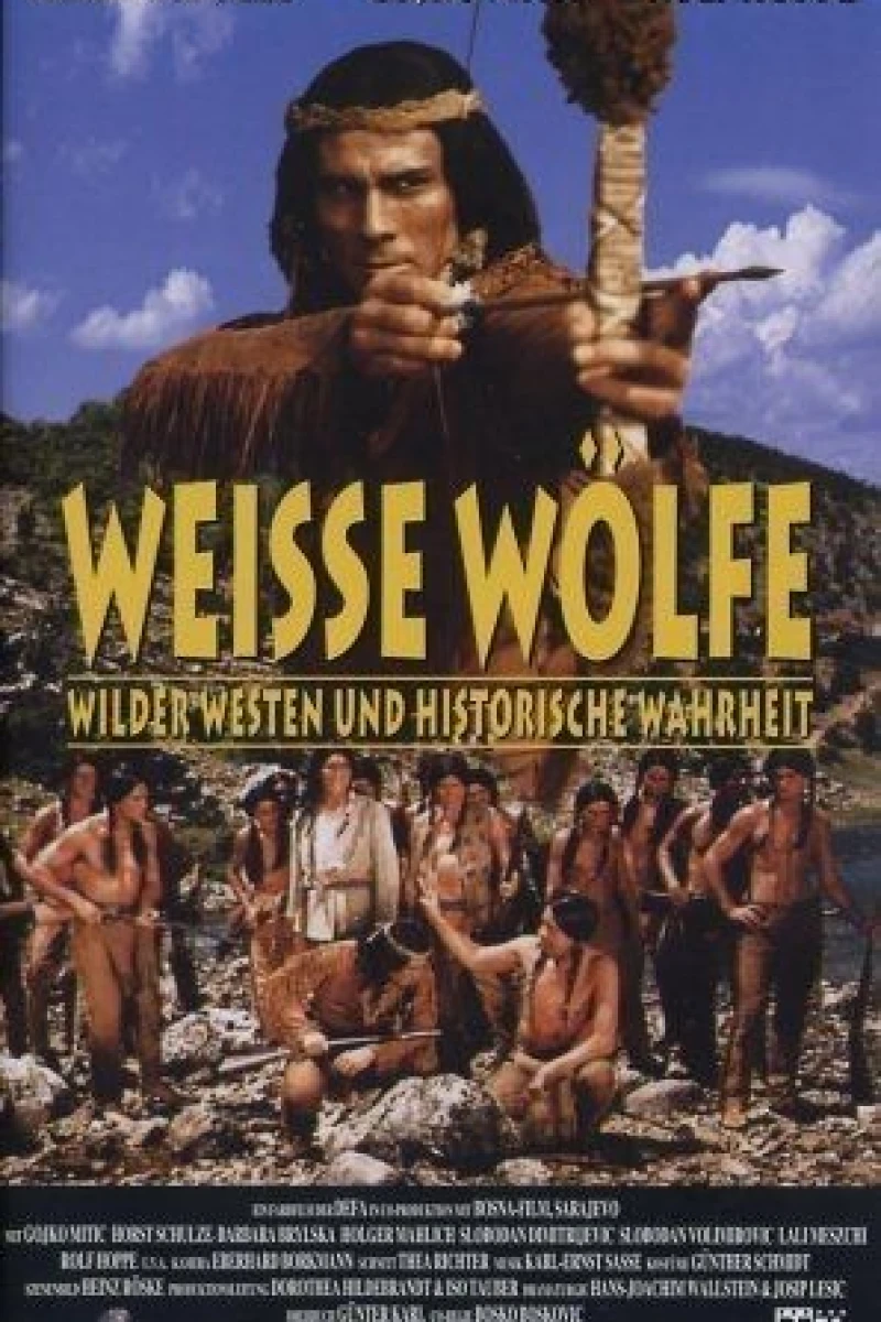 Weiße Wölfe Poster
