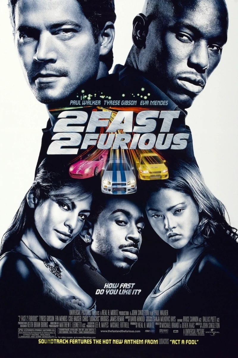 Fast and the Furious 2 - 2 Fast 2 Furious Poster