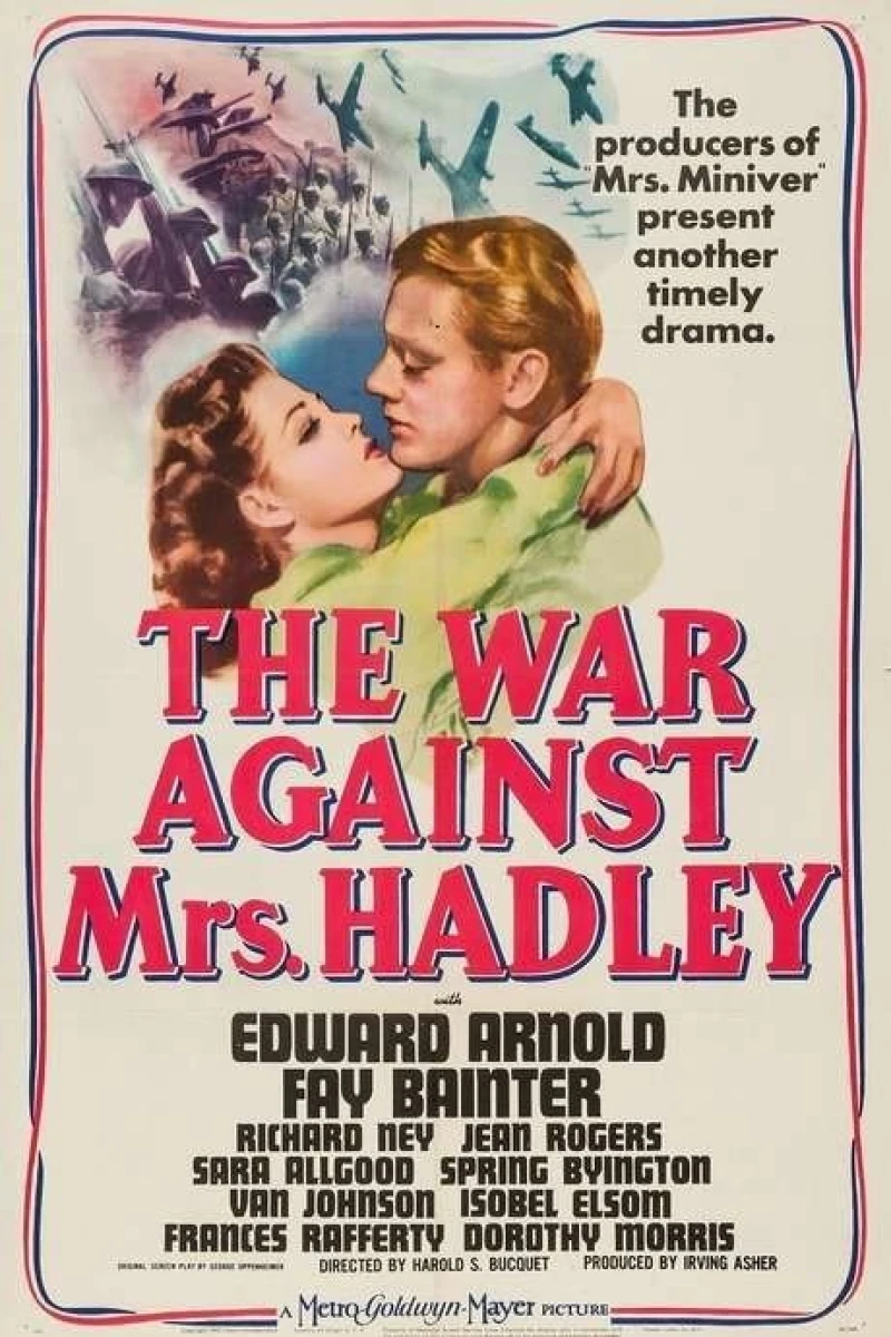 The War Against Mrs. Hadley Poster