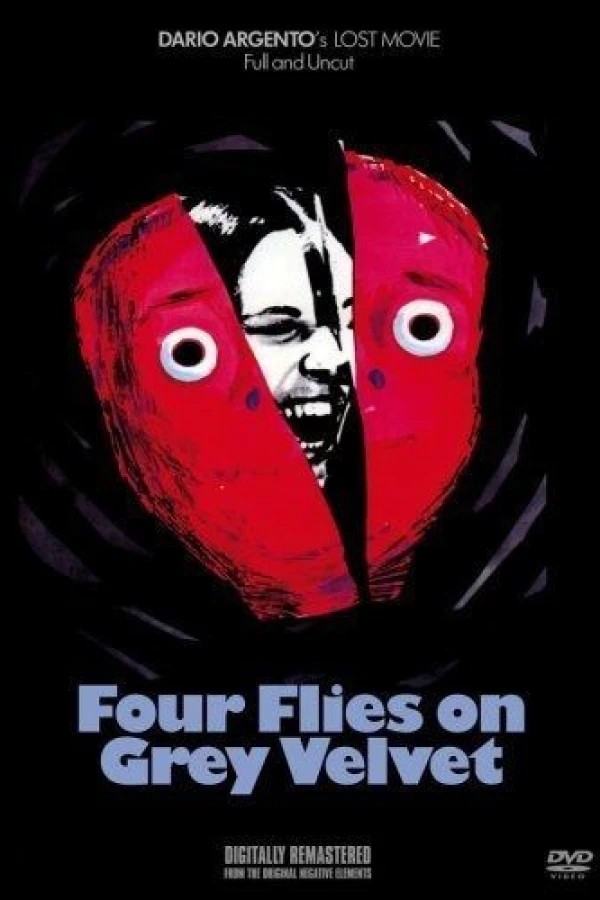 Vier Fliegen auf grauem Samt Poster