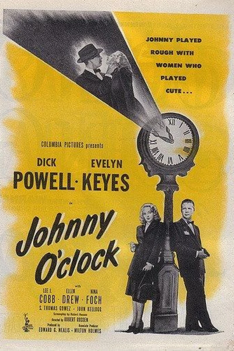 Johnny O'Clock Poster