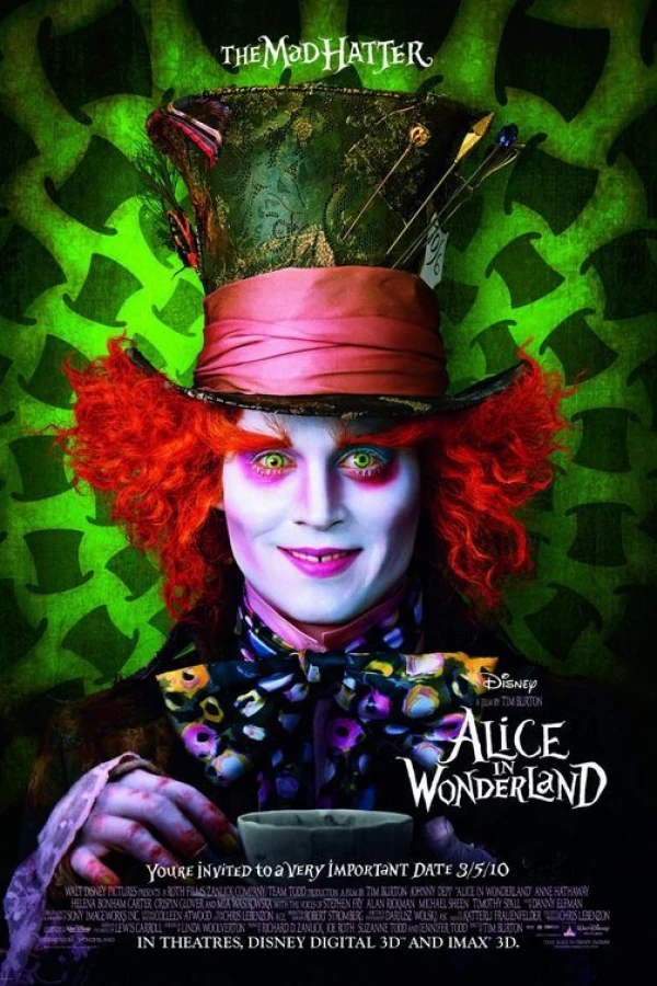 Alice im Wunderland - Tim Burton Poster