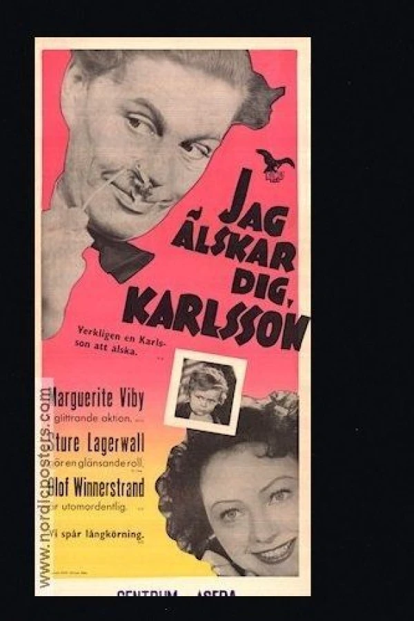 I Love You Karlsson Poster