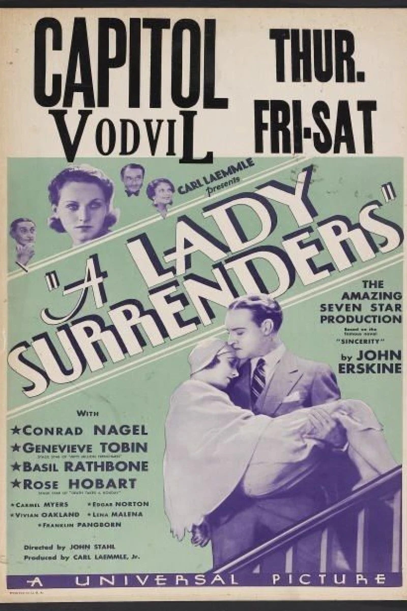 A Lady Surrenders Poster