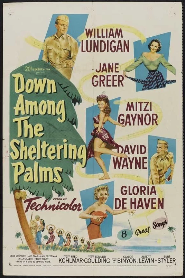 Down Among the Sheltering Palms Poster