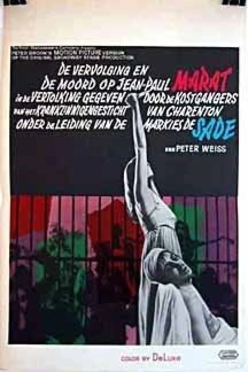 Die Verfolgung und Ermordung Jean-Paul Marats dargestellt durch die Schauspielgruppe des Hospizes zu Charenton unter der Anleitu Poster
