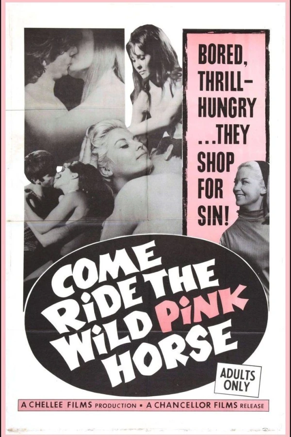 Reitet das rosarote Pferdchen Poster