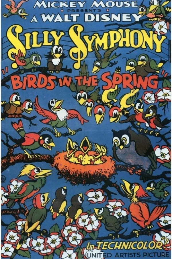 Birds in the Spring Poster