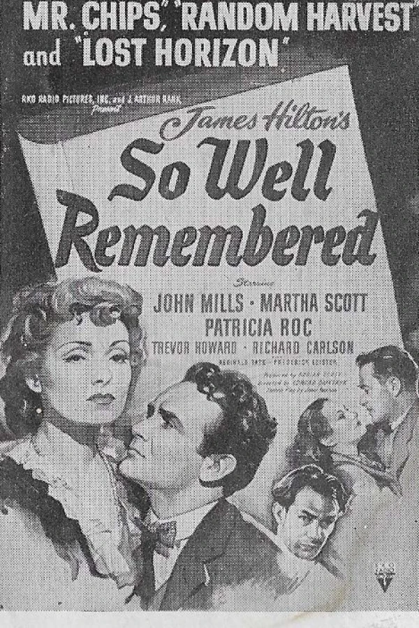 So Well Remembered Poster