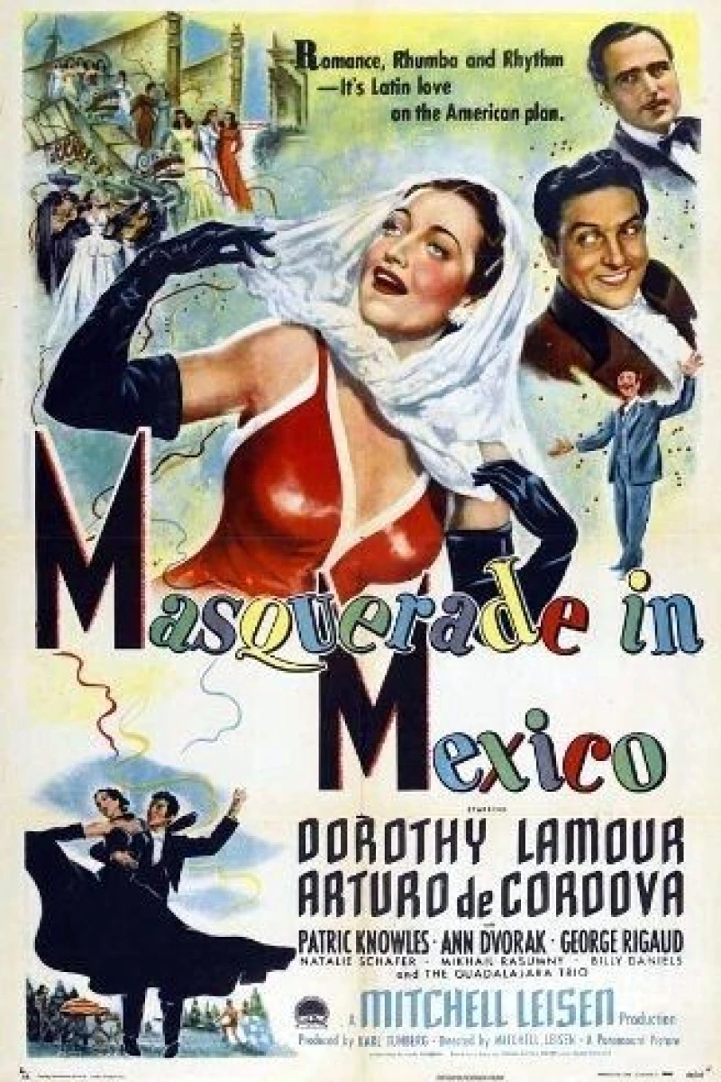 Masquerade in Mexico Poster