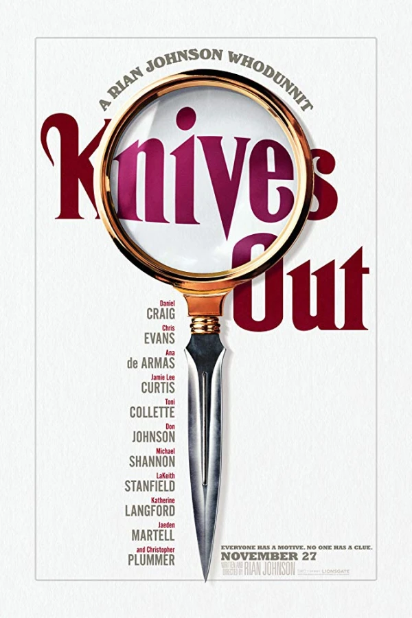 Knives Out - Mord ist Familiensache Poster