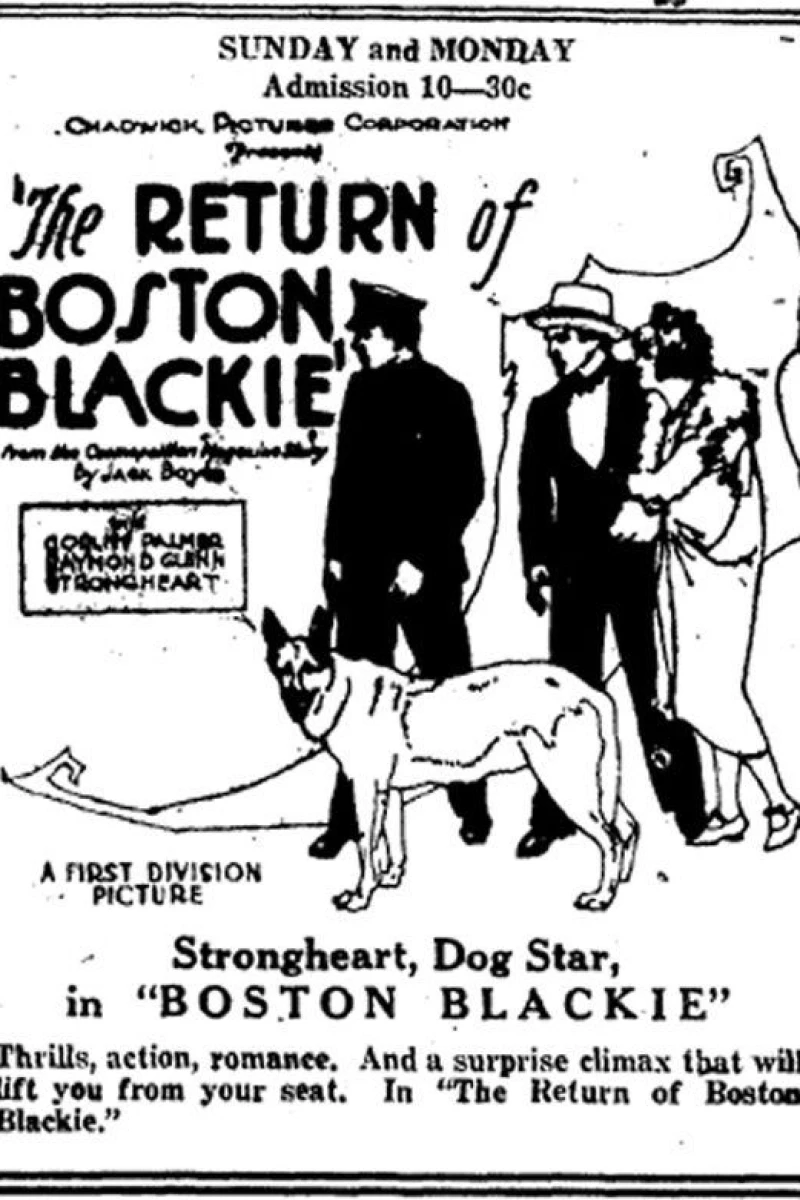 The Return of Boston Blackie Poster