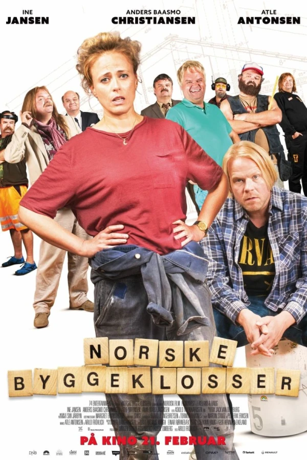 Norske byggeklosser Poster
