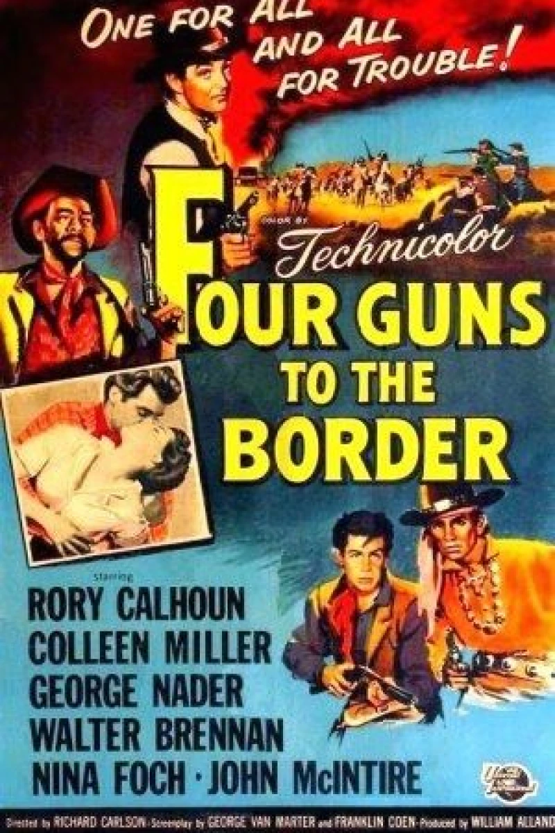 Four Guns to the Border Poster