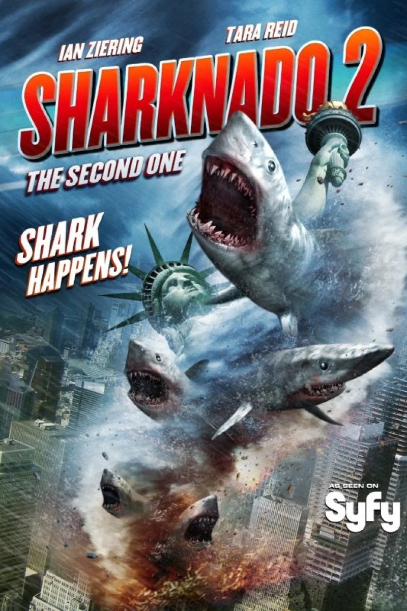 SHARKNADO 2 - The Second One - Sharks Happens Poster