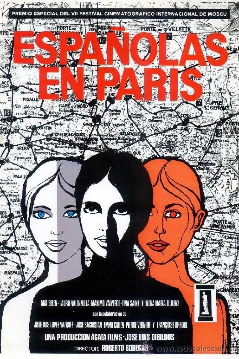 Españolas en París Poster