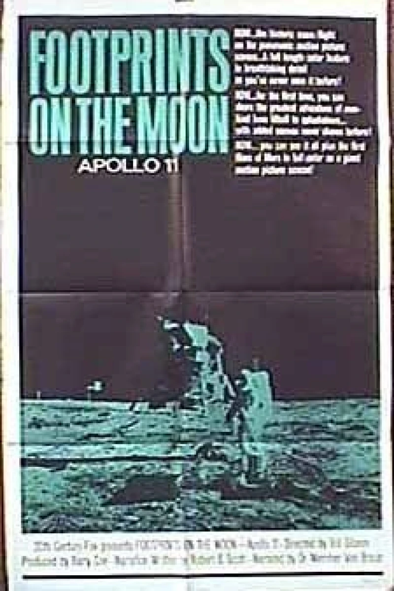 Footprints on the Moon: Apollo 11 Poster