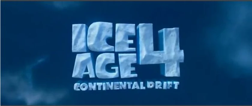 Ice Age 4 - Voll verschoben Title Card